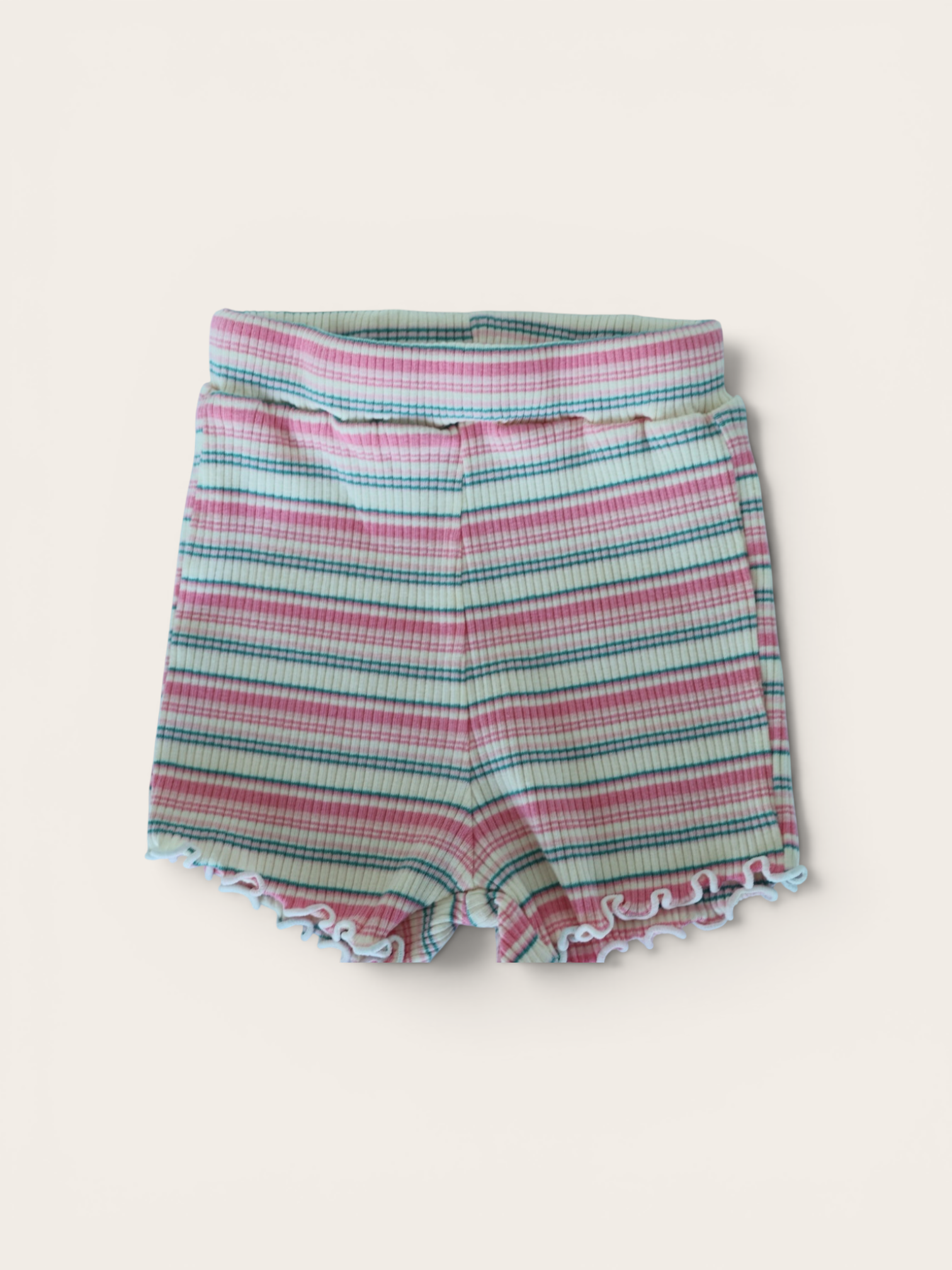 Bubble Gum Striped Shorts