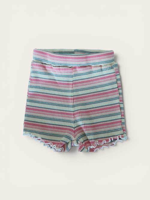 Bubble Gum Striped Shorts