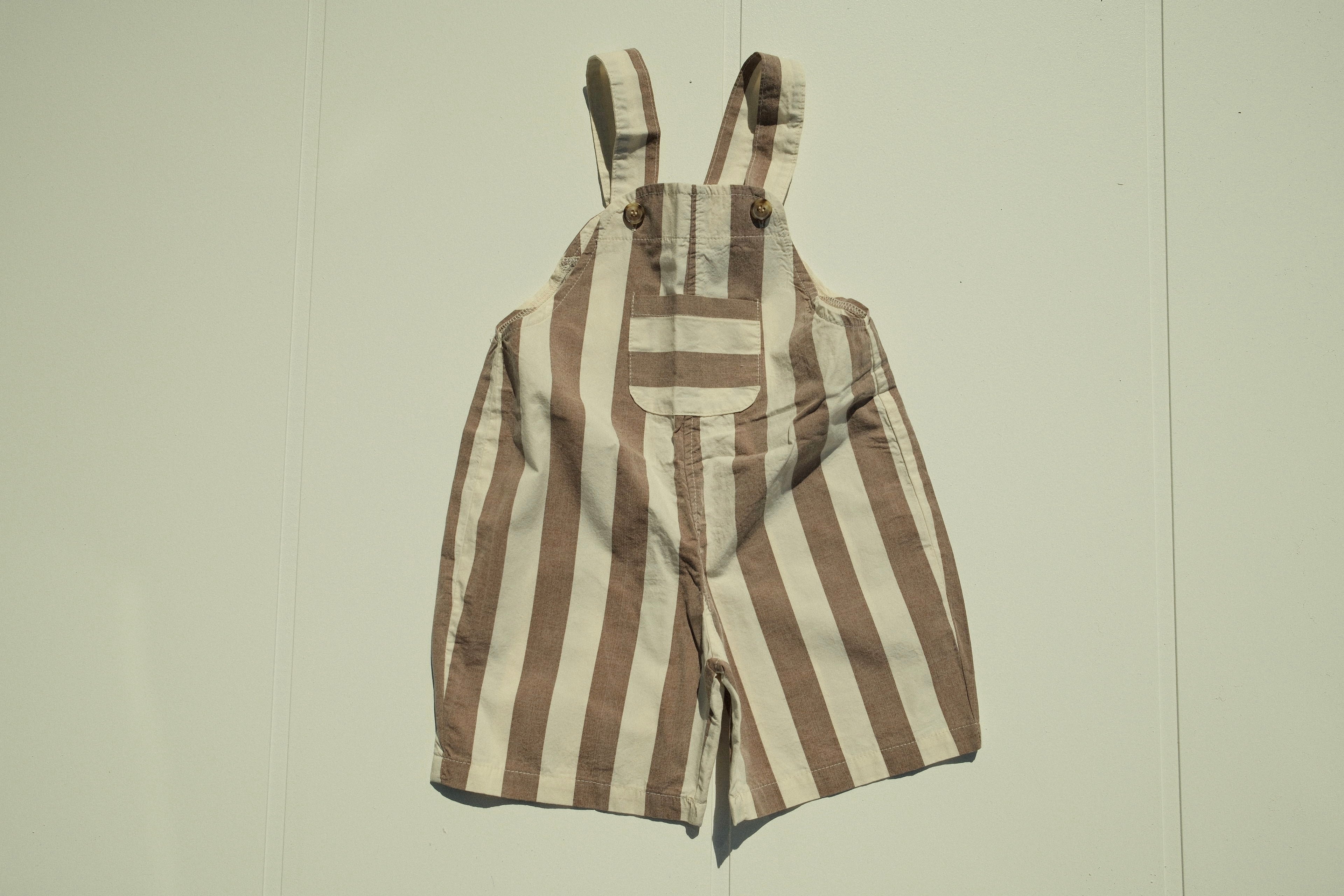Striped Overalls
