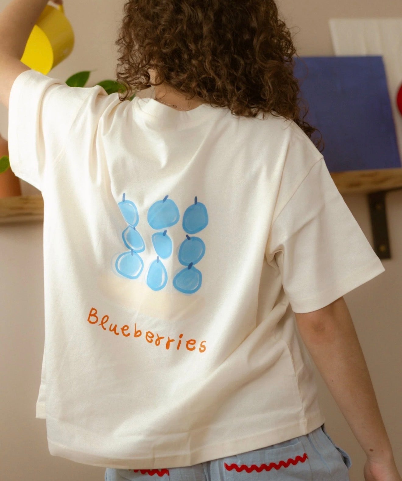 Woman’s blueberry Tee