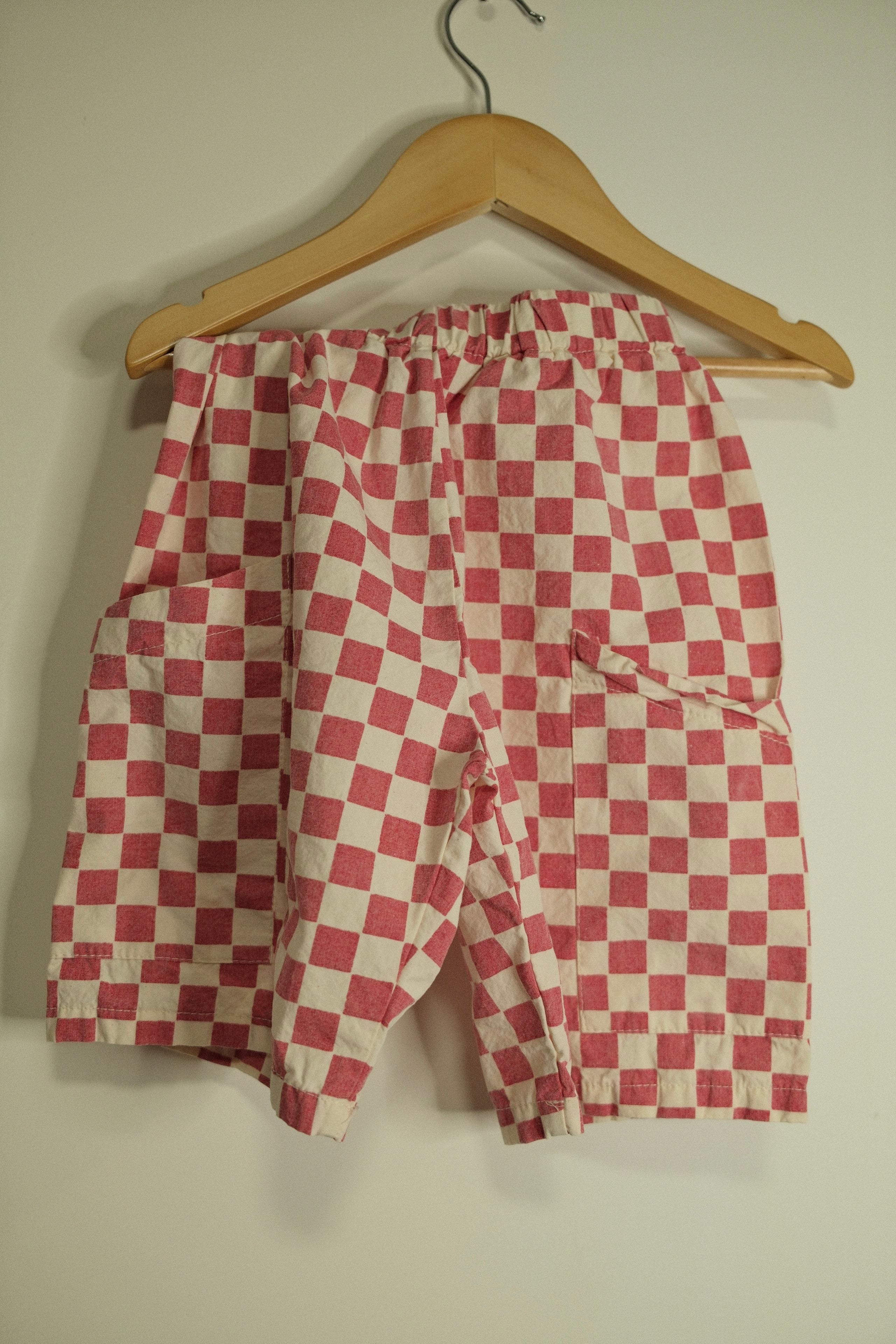 Red Check Capri