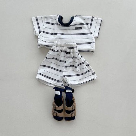 Striped Short set