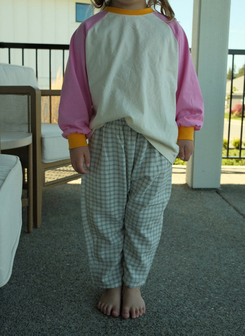 Airy Gingham pants
